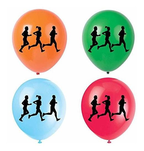 Globos De Látex Para Correr, Pista De Carrera De 12 Pulgadas