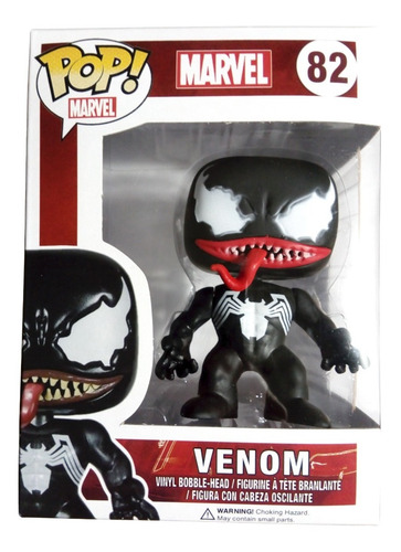 Muñeco Venom Símil Funko Pop! #82 Articulado 9 Cm