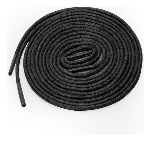 Agujeta Redonda Cordón Para Bota Negro 1.4m 4pcs