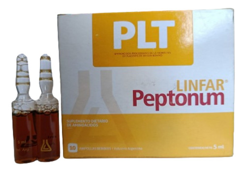 Peptonas Linfar Hidrolizado De Placenta - mL a $458