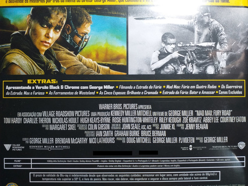 Mad Max Estrada Da Fúria Blu-ray Duplo Nacional Lacrado