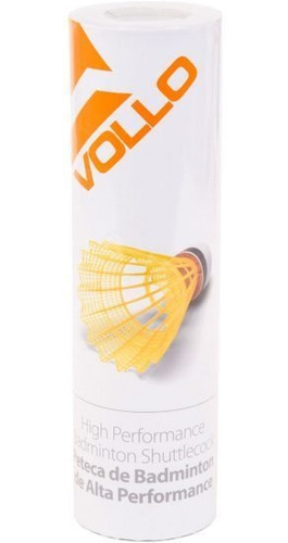 Peteca Badminton Vollo Tubo Com 6 Unidades
