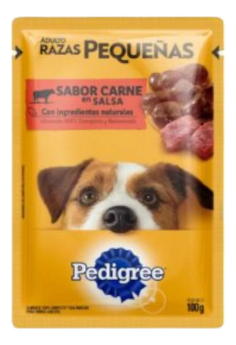 Sachet Pedigree Adulto Raza Pequeña Sabor Carne 100g