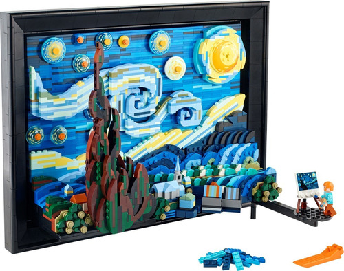 Kit Lego Ideas Vincent Van Gogh La Noche Estrellada 21333