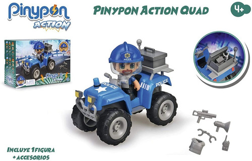 Pinypon Action Policia Con Cuatriciclo Bentancor Outdoor