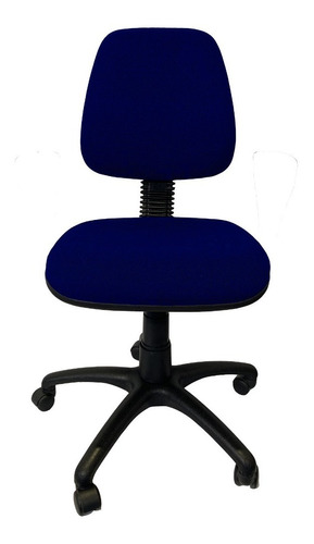 Silla de escritorio Luxo 161 L161 ergonómica  azul con tapizado de tela