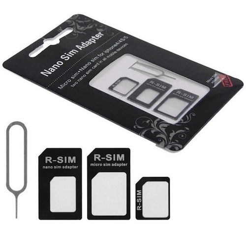 Kit Adaptadores De Sim A Microsim Y A Nanosim -corte Gratis®