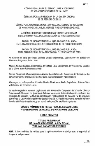 Legislación Penal De Veracruz 2023. Código Penal Del Estado De Veracruz, Código Nacional De Procedimientos Penales, Guía Práctica De Términos, Plazos Y Apercibimientos Del Cnp