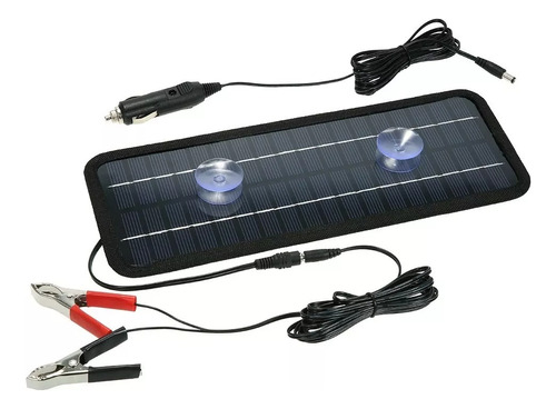 Panel Solar Dc12v 10w Con Cargadores De Coche De Puerto Usb