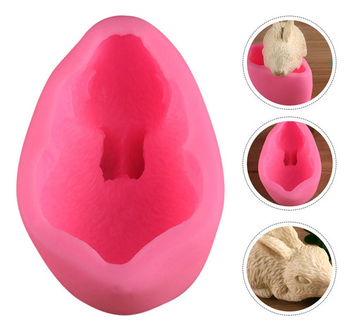 Molde De Silicona Con Forma De Conejo Para Pastel De Pascua