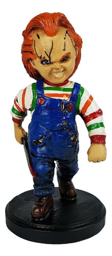 Boneco Chucky Brinquedo Assassino Estatueta Decoração Resina