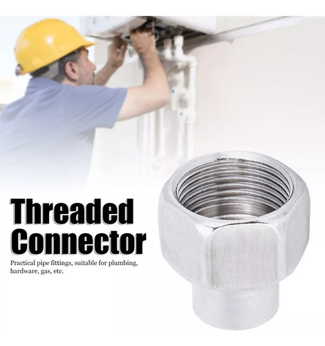 Adaptador De Tubo Npt Hembra De 1/2 Pulgada A Npt Hembra De