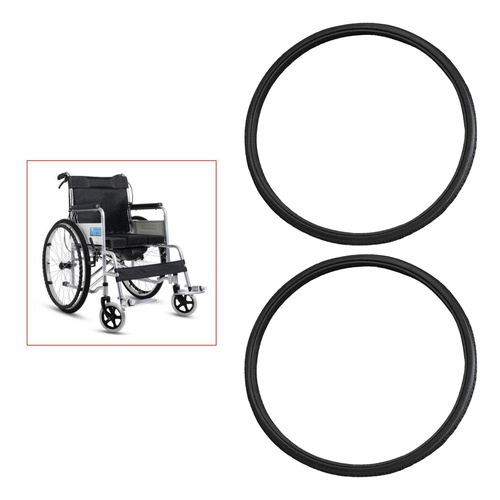 Rueda De Poliuretano Para Silla De Ruedas Street Tire 20 22