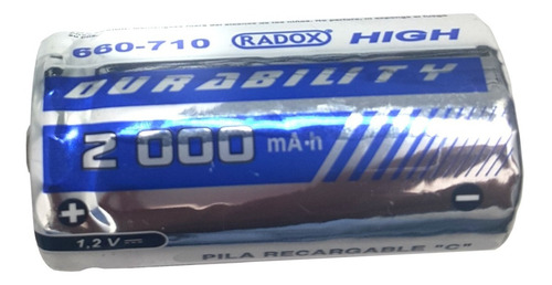 Pila Recargable Ni-mh 1.2 Vdc 2000 Mah C