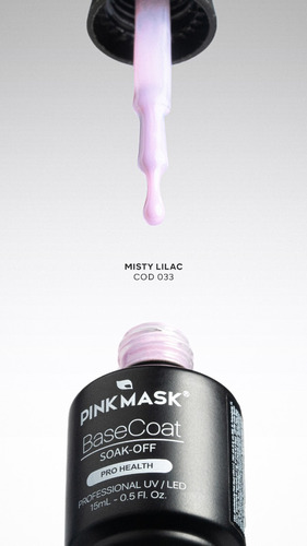 Base Rubber 15ml Pink Mask Nivelacion Capping