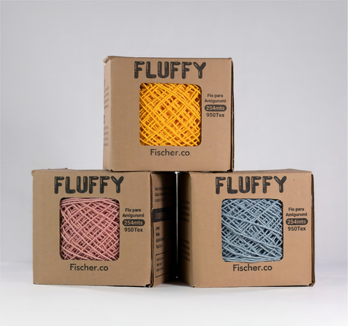 Fio Fluffy 254 Metros - Fischer Fios Cor Solar