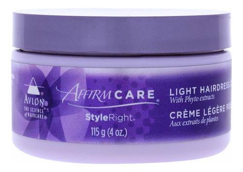 Avalon Affirm Styleright Light Hairdress Creme Unisex 4 Oz