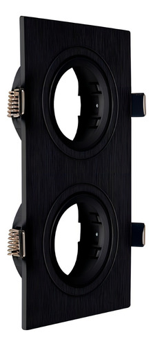 Spot Artefacto Móvil Pc Embutir 2 Luces + Dicro Led Gu10