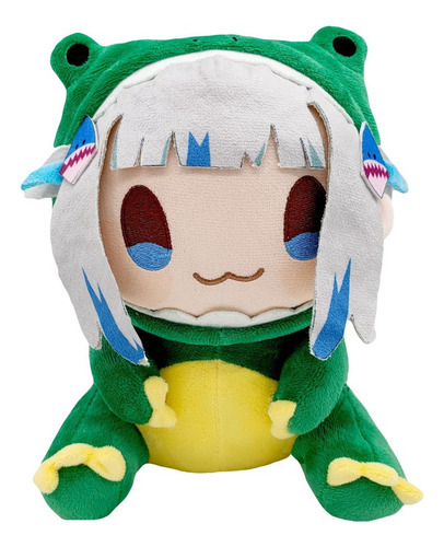 Verde Hololive Gawr Gura Dino Muñeca Peluche Juguete Regalo