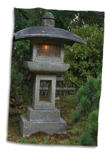 3drose Stone Lantern En Portland Japanese Garden, Ee. Uu. Us