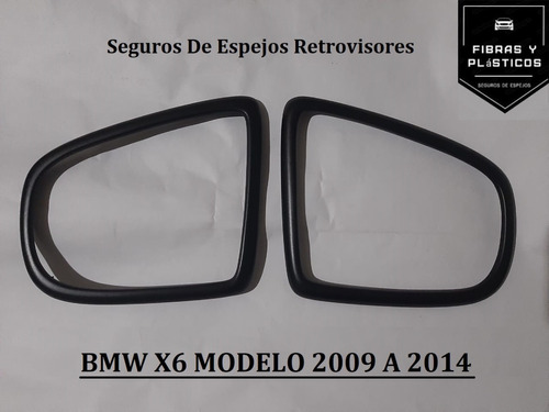 Seguros De Espejos Retrovisor En Fibra De Vidrio Bmw X6