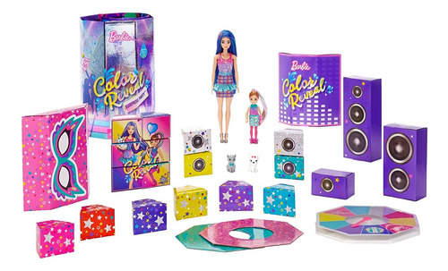 Muñeca Barbie Color Reveal 50 Sorpresas Original Mattel Usa