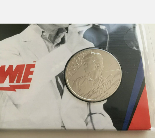 Moeda 5 Pounds, David Bowie, Versão 2