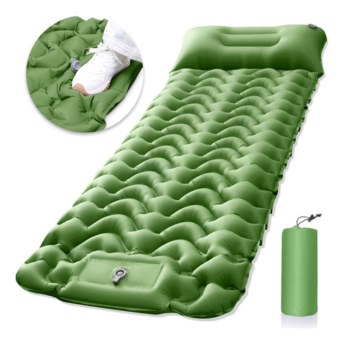 Colchón Hinchable Portátil Para Camping Al Aire Libre
