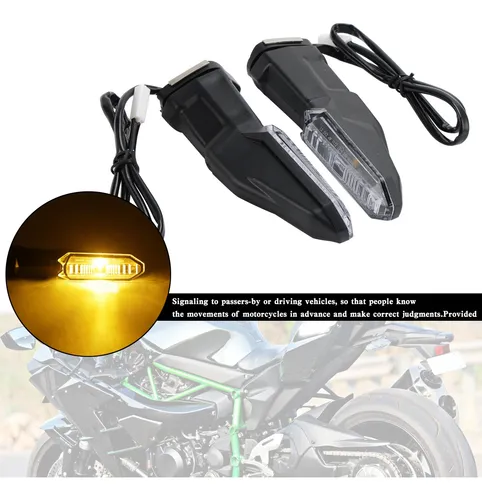 Luz Intermitente Para Kawasaki Z H2 Z125 Z400 19-20 Transpar