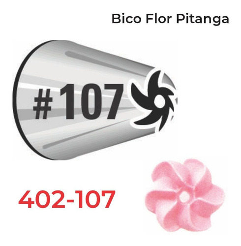 Bico Wilton 107 Flor  P/ Decorar Doces E Bolos