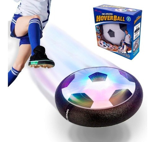 Pelota Hover Ball Interactiva De Futbol Aire Deslizante Tejo Color Blanca