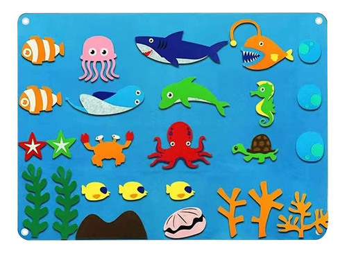 Tablero De Fieltro Para Niños Tablero De Fieltro Para Enseña