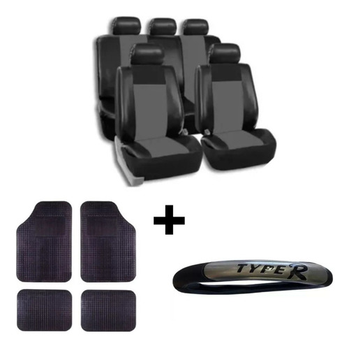 Combo De Funda Cubre Asiento, Alfombra Y Cubrevol Ford Ka