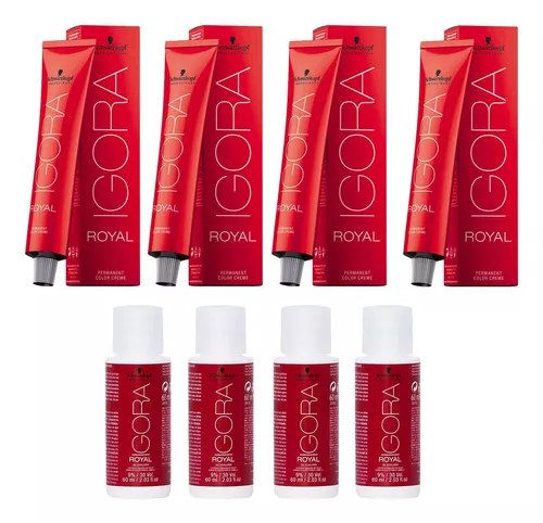 Coloração Schwarzkopf Igora Royal 60g - Cor 8-77 Louro Claro Cobre Extra