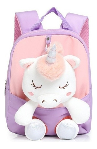 Bolsa De Hombro De Unicornio De Peluche Para Niños