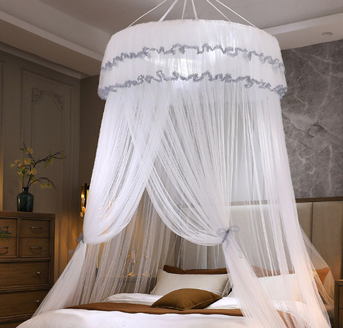 Mosquitera Dome Princess Style Para Niñas, Cama King Con Dos