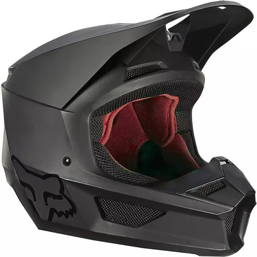 Casco Moto Niño V1 Venz Azul Fox —