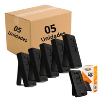 Comprar Kit Cu002F 5 Controle Remoto Portão Ppa Zap Pop Preto 433.92mhz