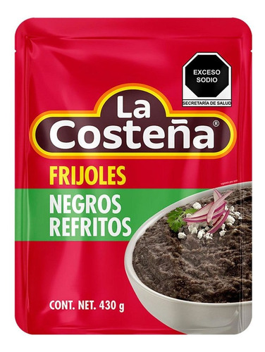 Frijoles Negros La Costeña Refritos 430g