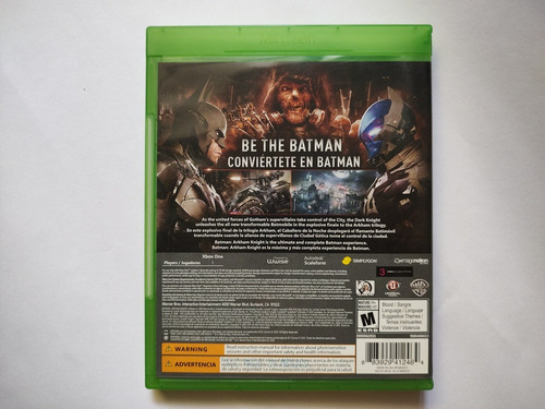 Batman Arkham Knight Original Para Xbox One Físico (Usado)