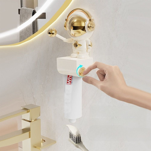 Suporte Manual De Pasta De Dente Astronaut Toothpaste Squeez