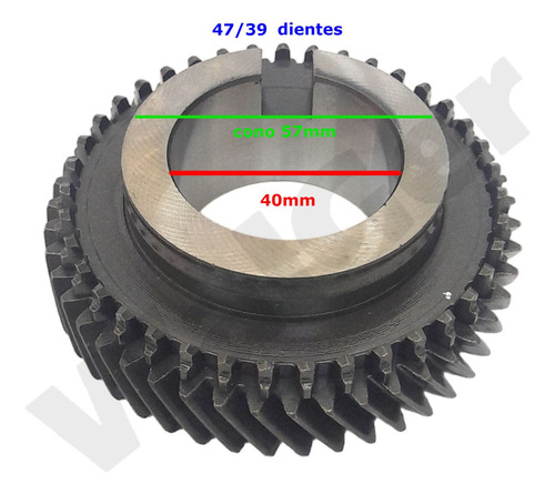 Engranaje De Tercera Para Fiat 128 Europa 5v 47-39z
