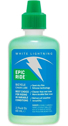 Aceite Lubricante White Ligtning Seco (60ml) - Racer Bikes