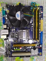 Comprar Placa Mãe Foxconn G31mv Lga 775 Ddr2 + 03 Gb + Processador Azul