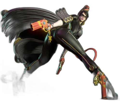 Deslumbrante Figura De Bayonetta Con Su Icónico Revólver