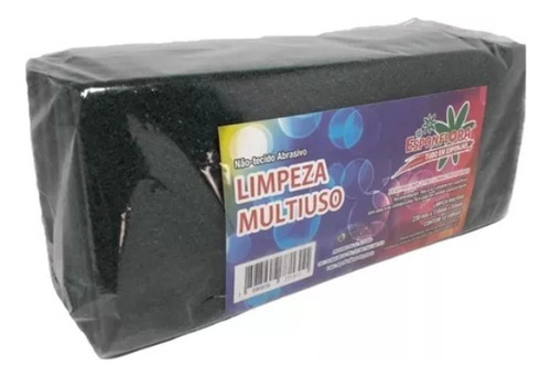 Fibra De Limpeza Pesada Verde 23 X 10 Cm - Kit 10 Un Buchas