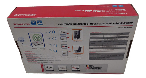 Router Encore Endsl-a2+wigx2 Blanco Inalámbrico (Usado)