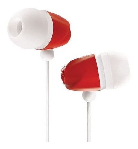 Fone De Ouvido Waldman Sb10 Time In-ear Internacional Cor Vermelho