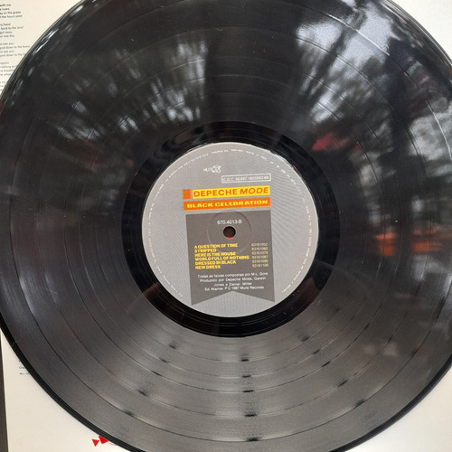 Vinil Lp Depeche Mode Black Celebration, Encarte, Ótimo