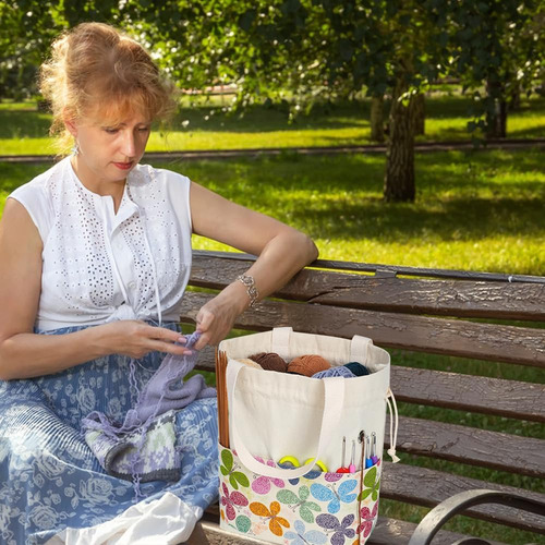 Bolsa De Lana Para Tejer, Almacenamiento De Madejas